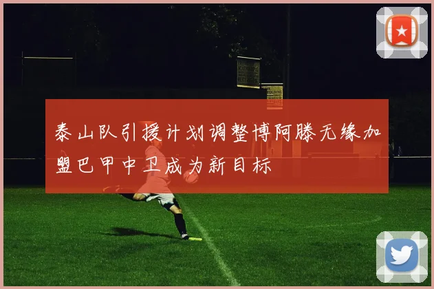 泰山队引援计划调整博阿滕无缘加盟巴甲中卫成为新目标