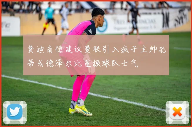 费迪南德建议曼联引入疯子主帅孔蒂或德泽尔比重振球队士气